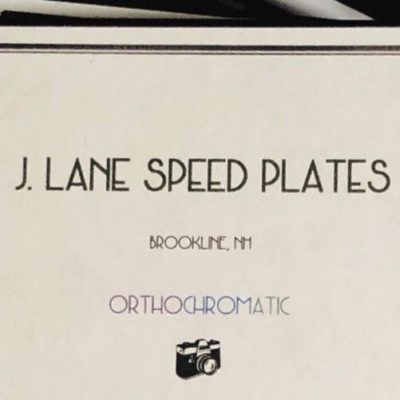 Jason Lane Orthochromatic Plaque Sèche ASA 25