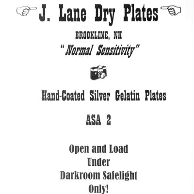 Jason Lane Trocken-Glasplatten ASA 2